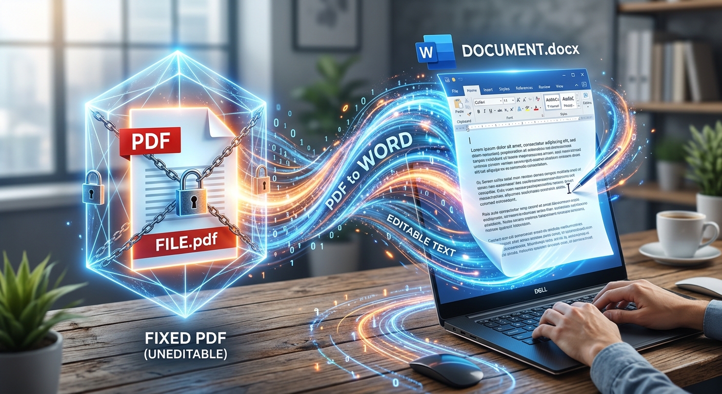 Turning a Fixed PDF Back Into an Editable Word Document