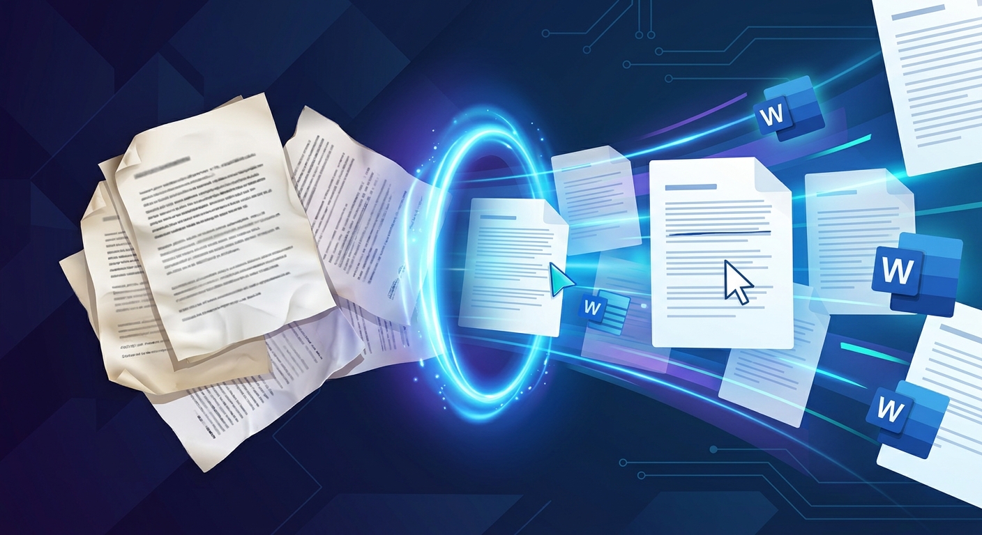 How to Convert a Scanned PDF to Word Without Retyping Every Page